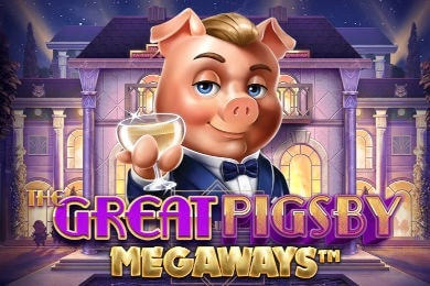 slot-9 The Great Pigsby Megaways pig in tuxedo